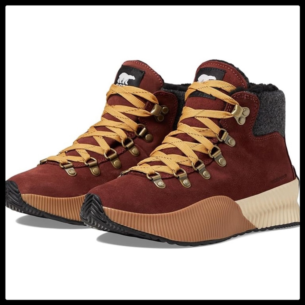 Women's SOREL Out N' About III Conquest Waterproof Boot Spice/Black Size… - Picture 2 of 13